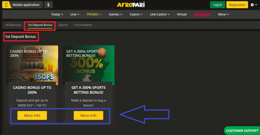 AfroPari Bonus Offers